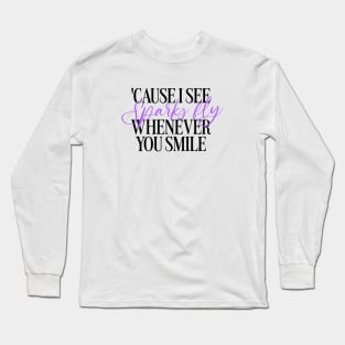 sparks fly (taylor's version) Long Sleeve T-Shirt